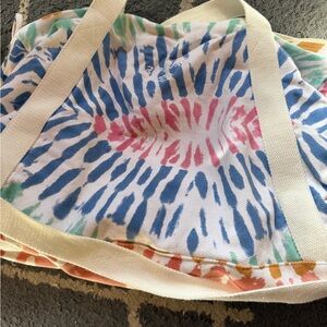 Colorful Tie-Dye Tote Bag